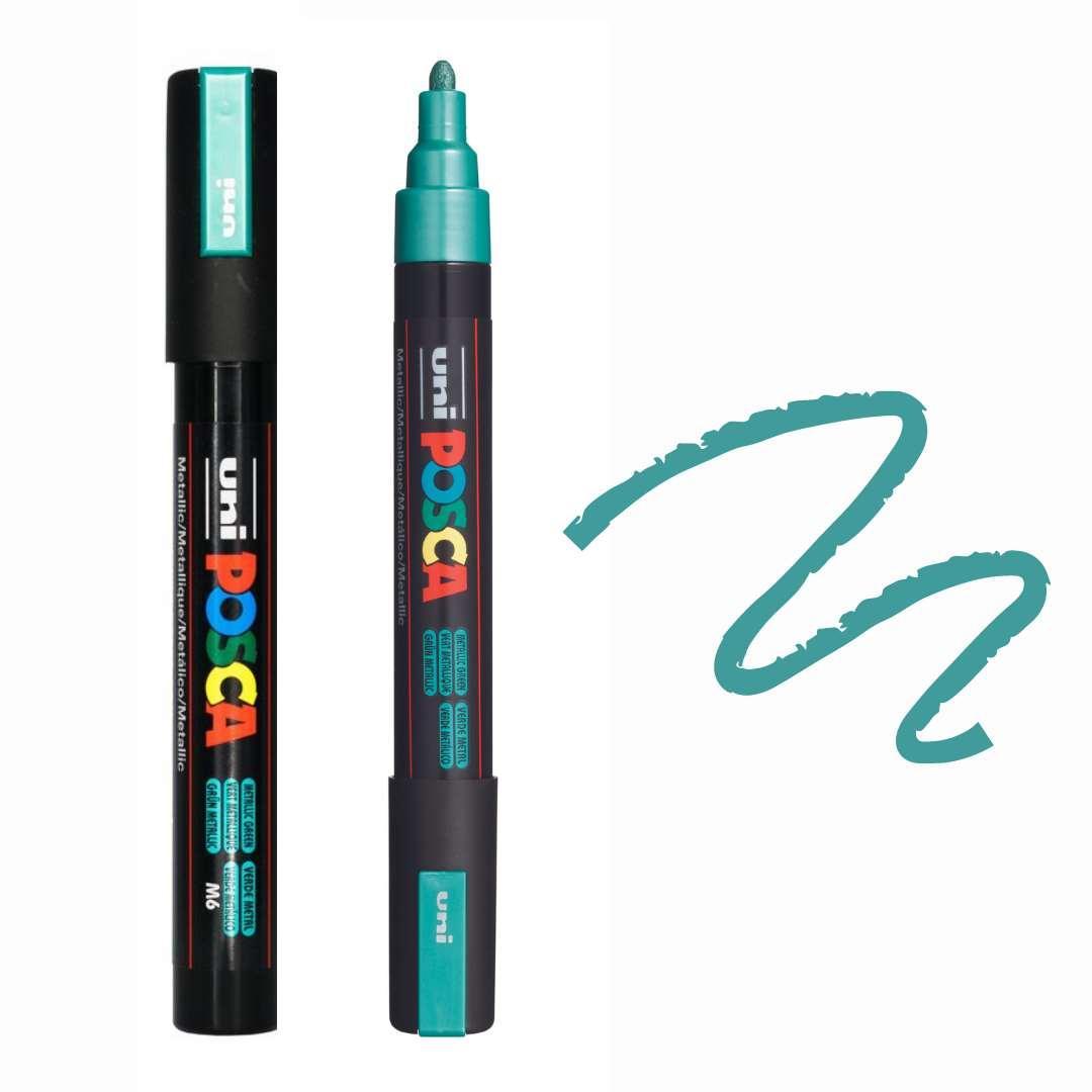 POSCA PC5M Paint Pen - METALLIC GREEN