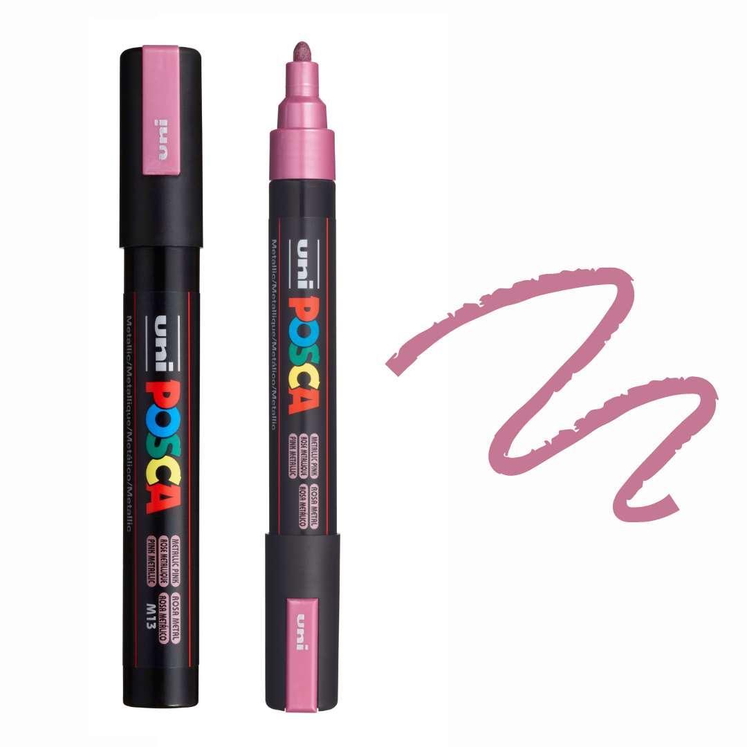 POSCA PC5M Paint Pen - METALLIC PINK