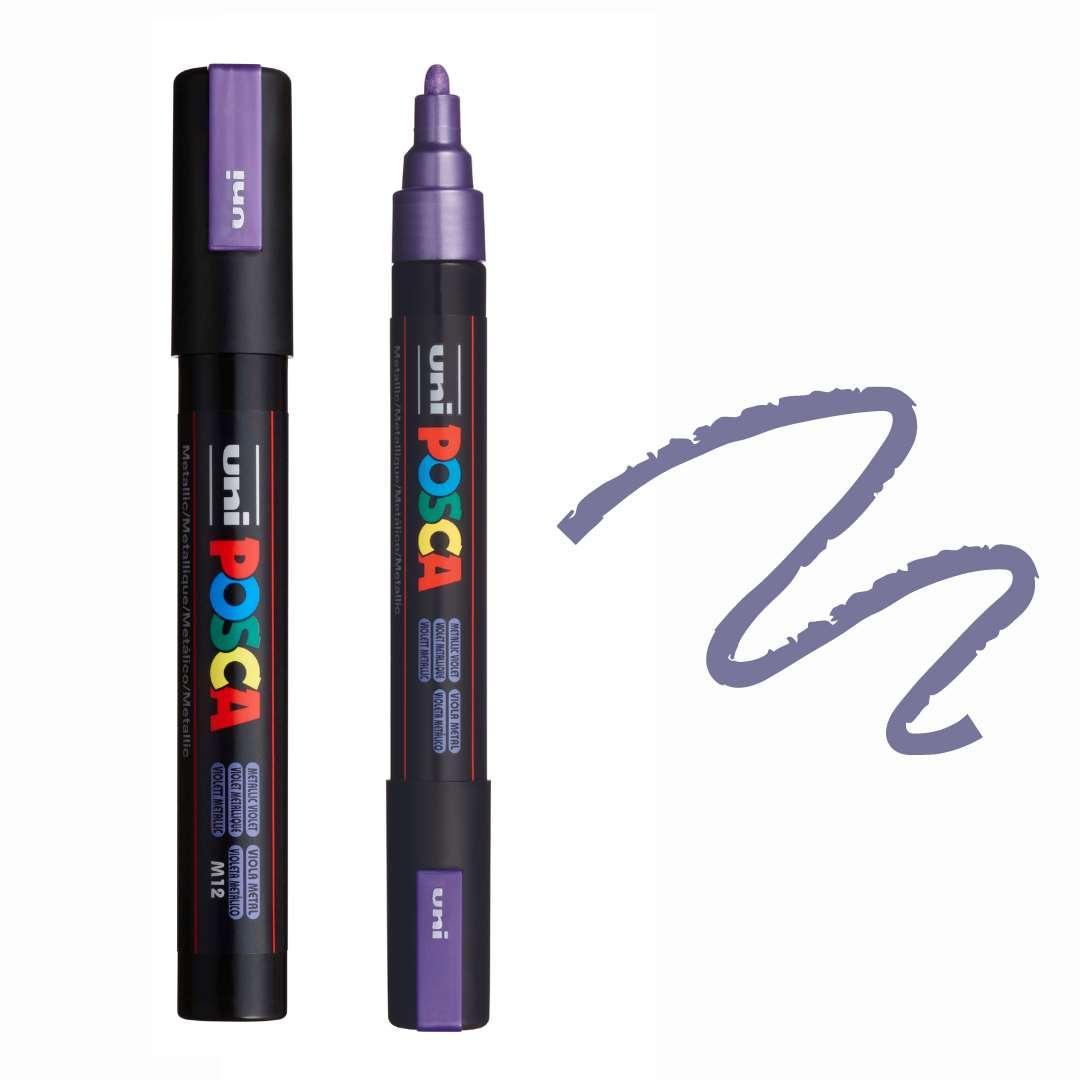 POSCA PC5M Paint Pen - METALLIC VIOLET