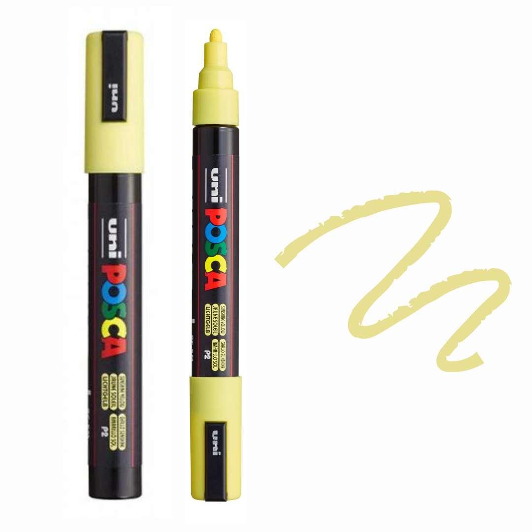 POSCA PC5M Paint Pen - SUNSHINE YELLOW