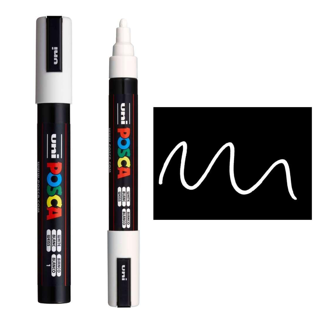 POSCA PC5M Paint Pen - WHITE