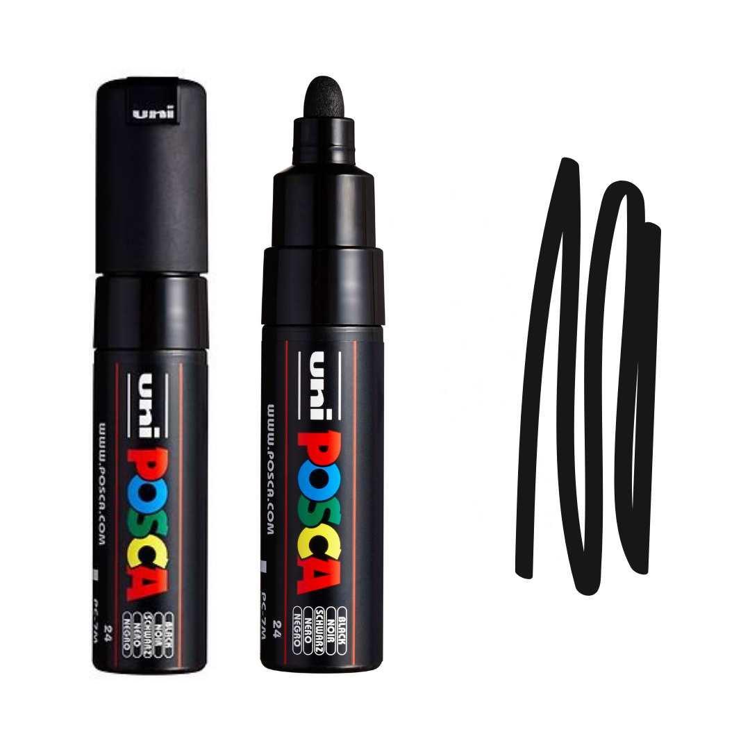 POSCA PC7M Paint Pen - BLACK