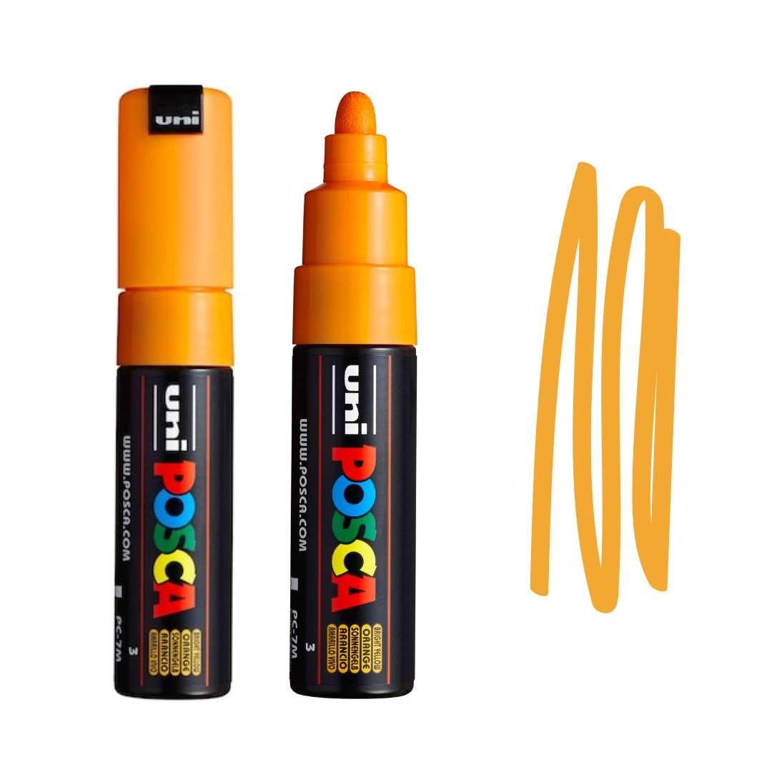 POSCA PC7M Paint Pen - BRIGHT YELLOW