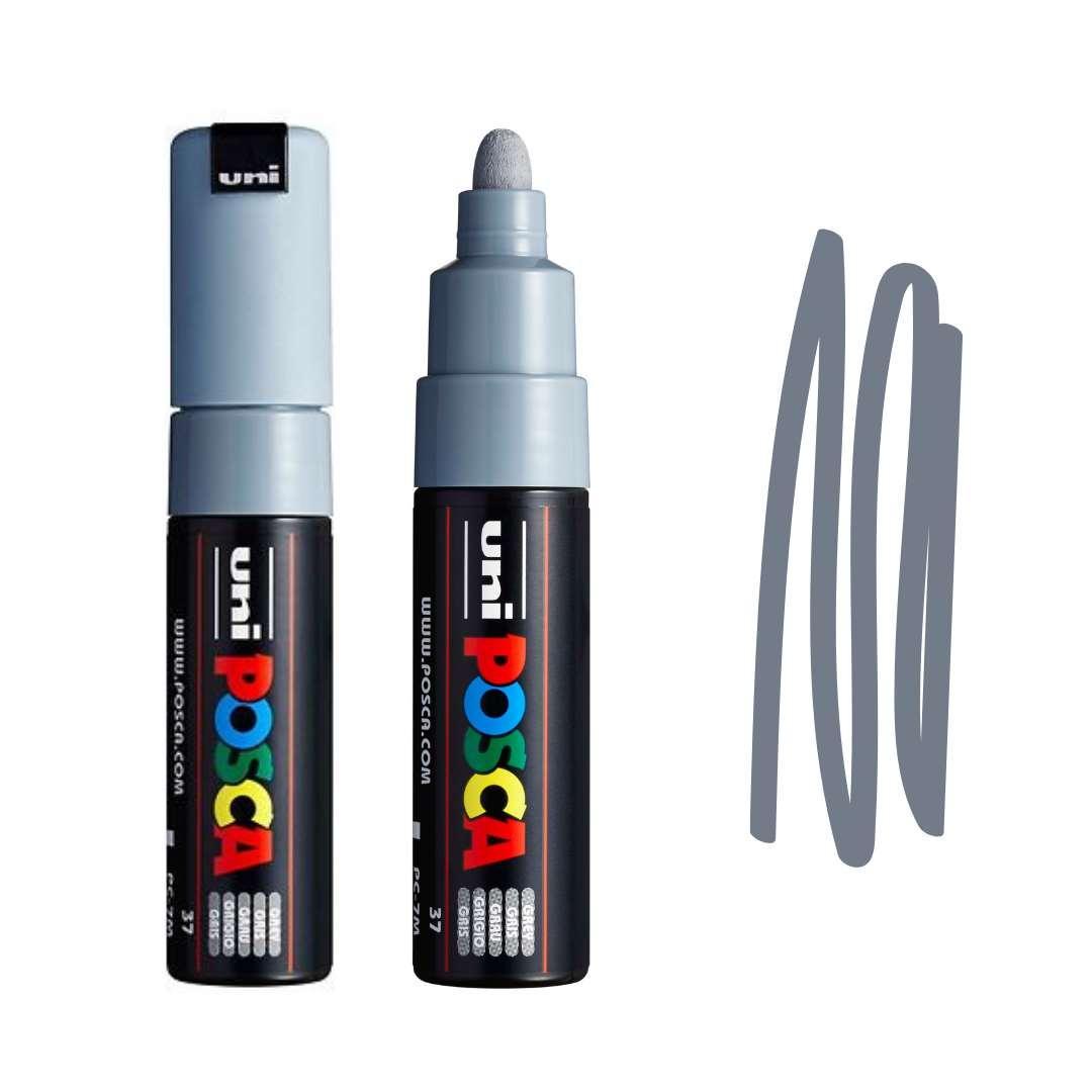 POSCA PC7M Paint Pen - GREY
