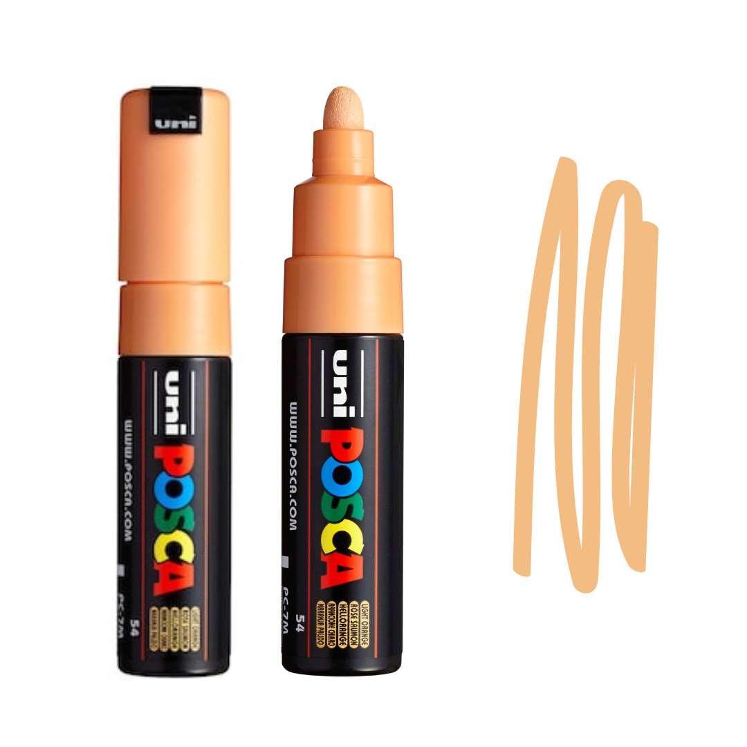 POSCA PC7M Paint Pen - LIGHT ORANGE