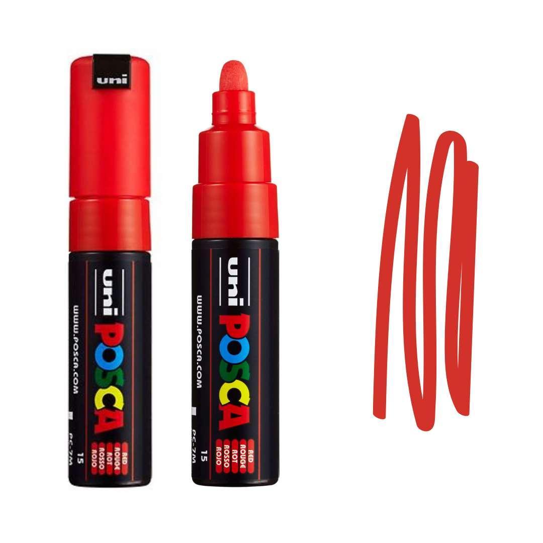 POSCA PC7M Paint Pen - RED