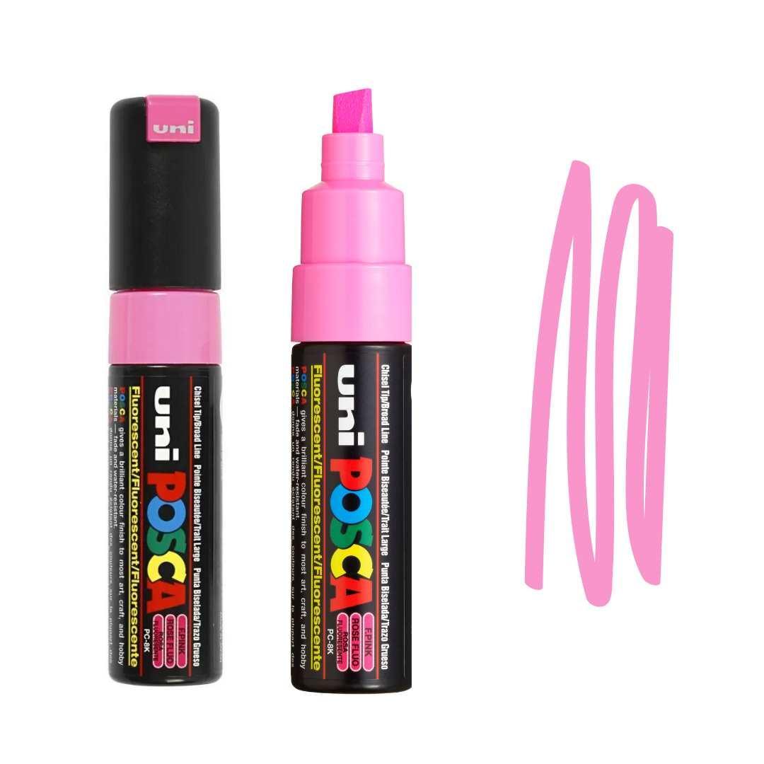 POSCA PC8K Paint Pen - FLUORESCENT PINK