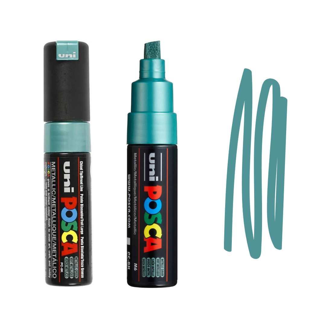 POSCA PC8K Paint Pen - METALLIC GREEN