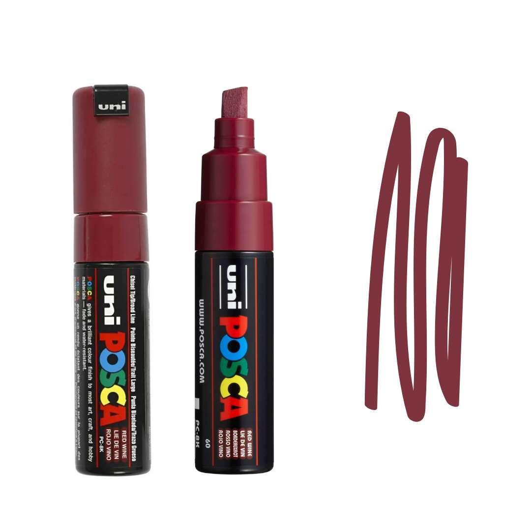 POSCA PC8K Paint Pen - RED WINE
