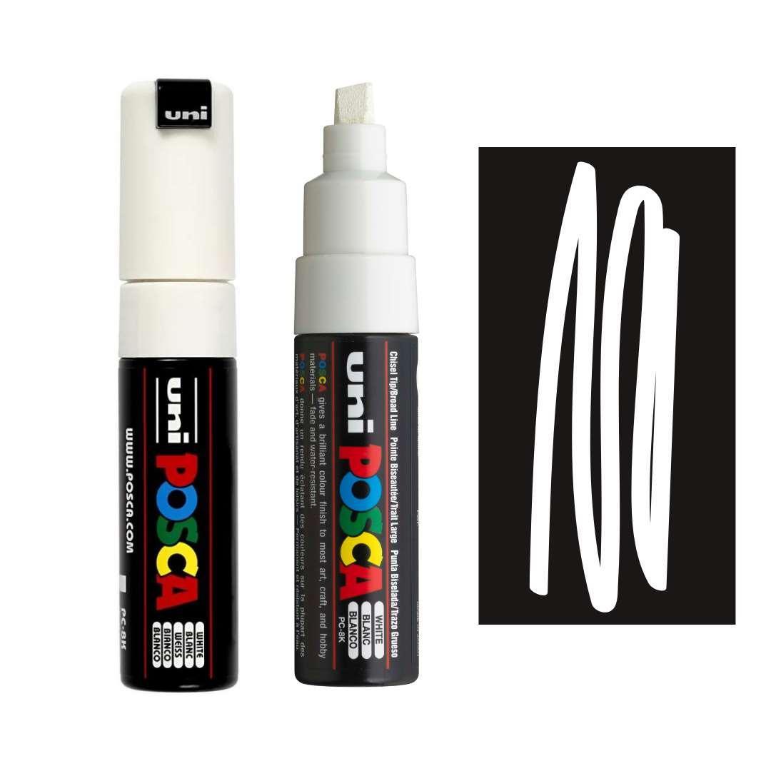 POSCA PC8K Paint Pen - WHITE