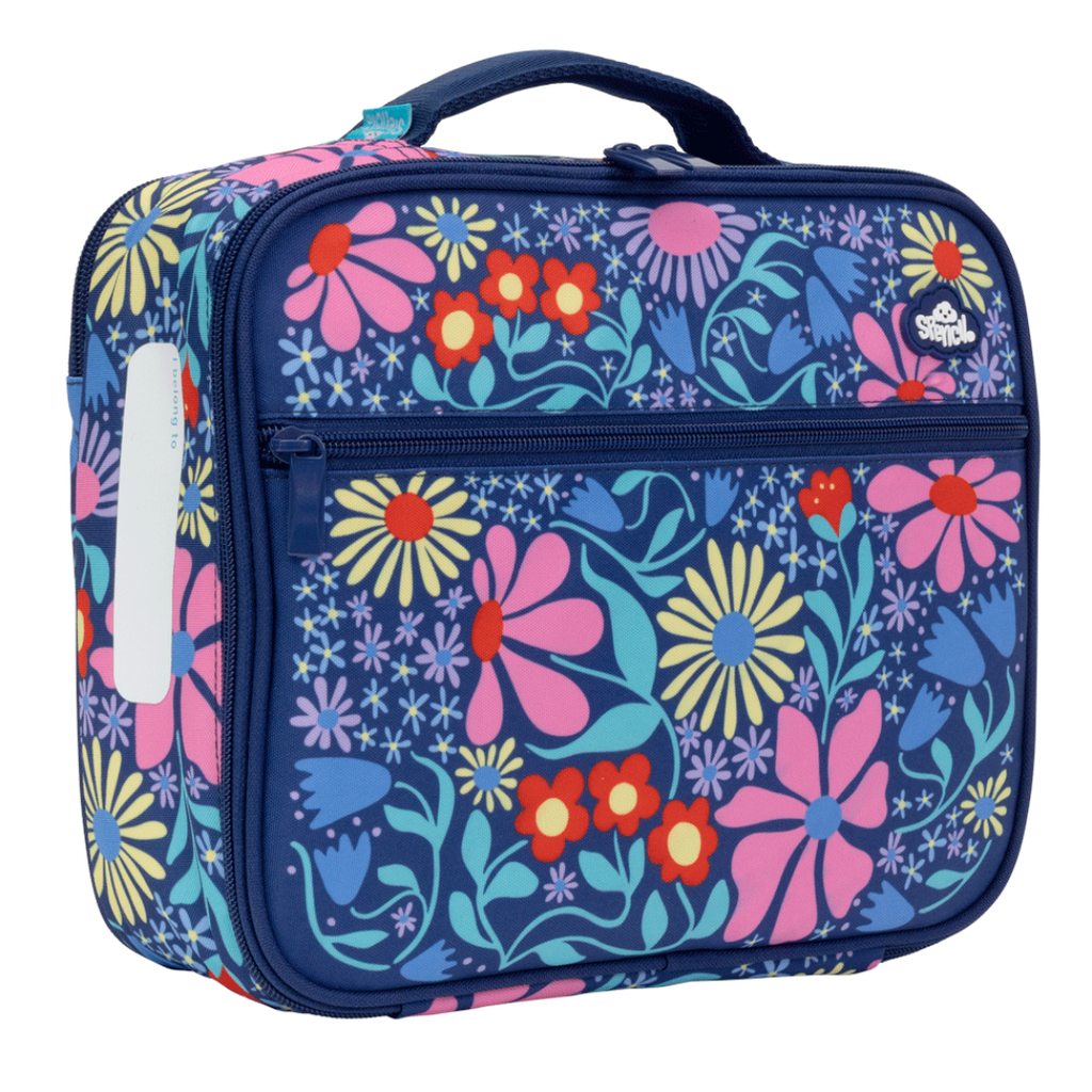 Spencil | Big Cooler Lunch Bag + Chill Pack | Flower Fun