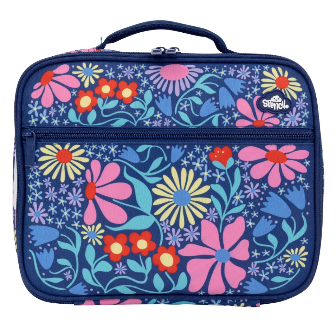 Spencil | Big Cooler Lunch Bag + Chill Pack | Flower Fun