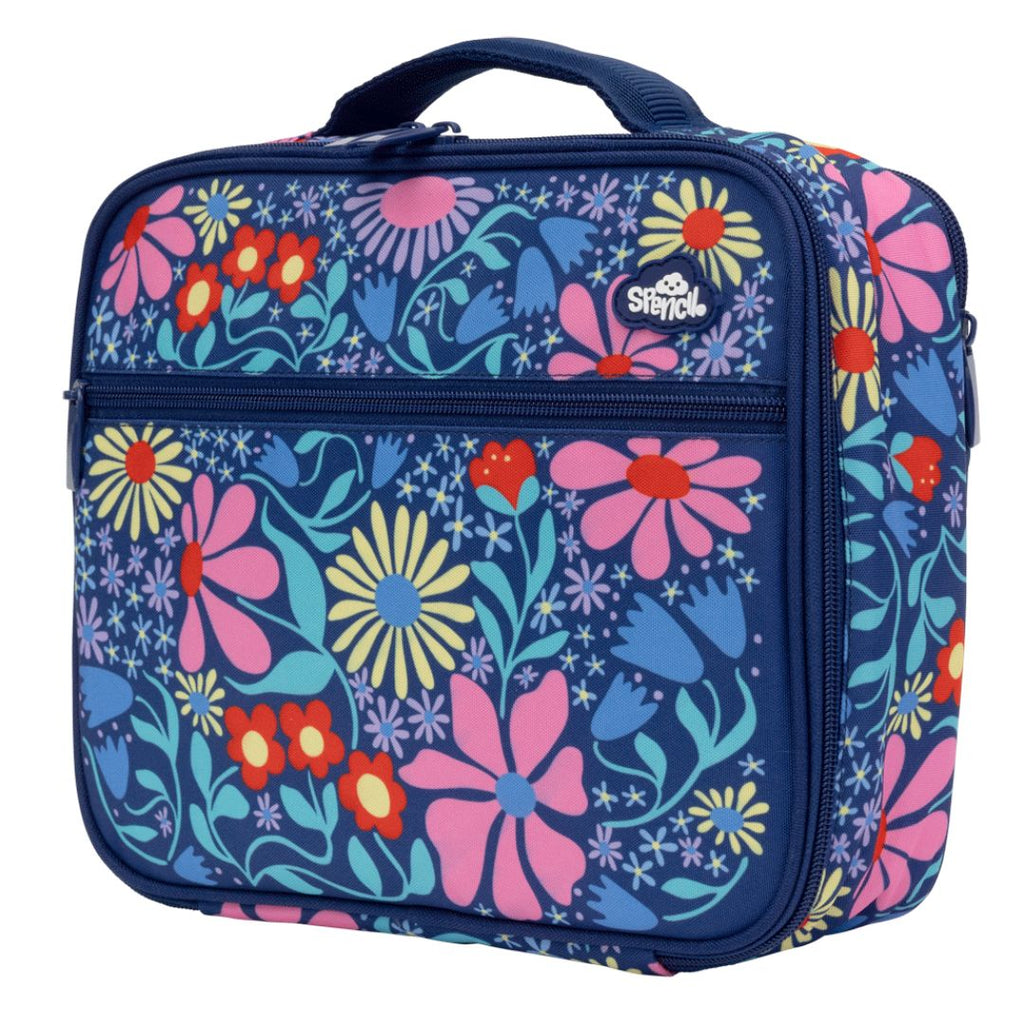 Spencil | Big Cooler Lunch Bag + Chill Pack | Flower Fun