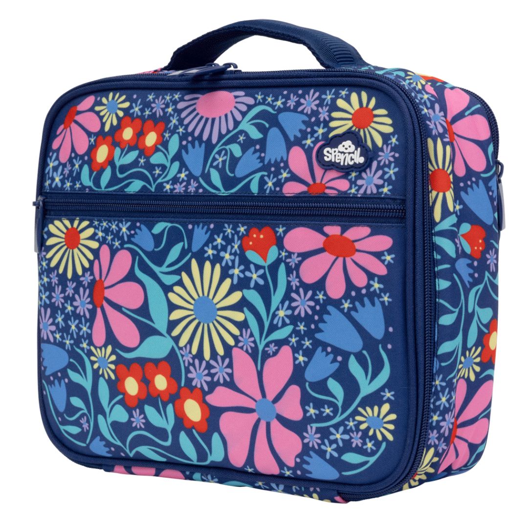 Spencil | Big Cooler Lunch Bag + Chill Pack | Flower Fun